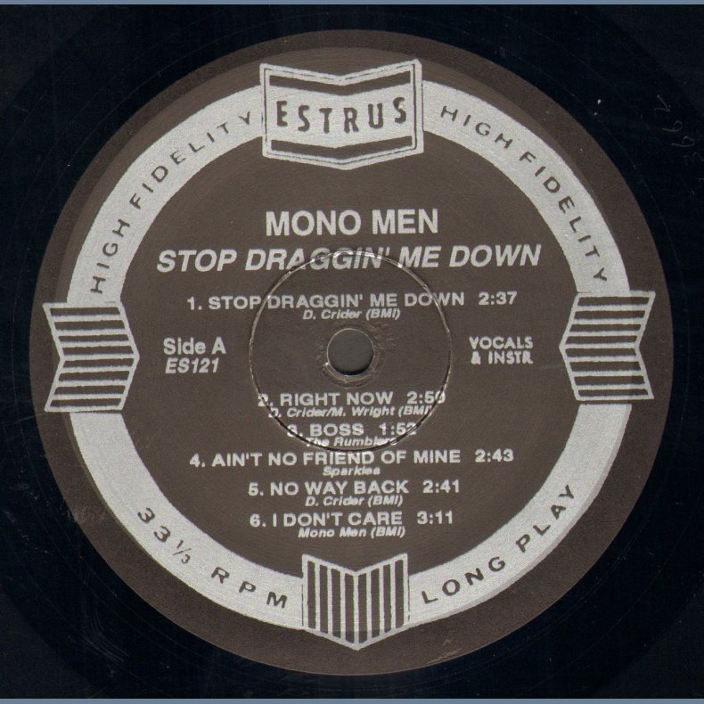 Stop Draggin Me Down - 2nd US Issue - Black vinyl