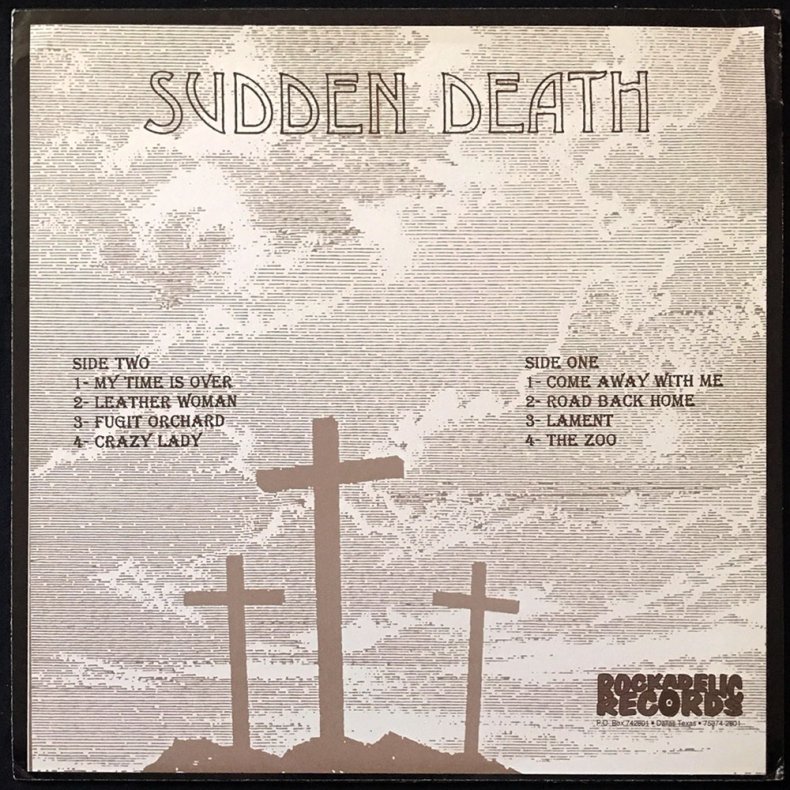 Suddenly - Original 1995 US Rockadelic label 8-track LP