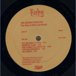 The Days Of Wine And Roses - Original 1982 US 1st Pressing LP