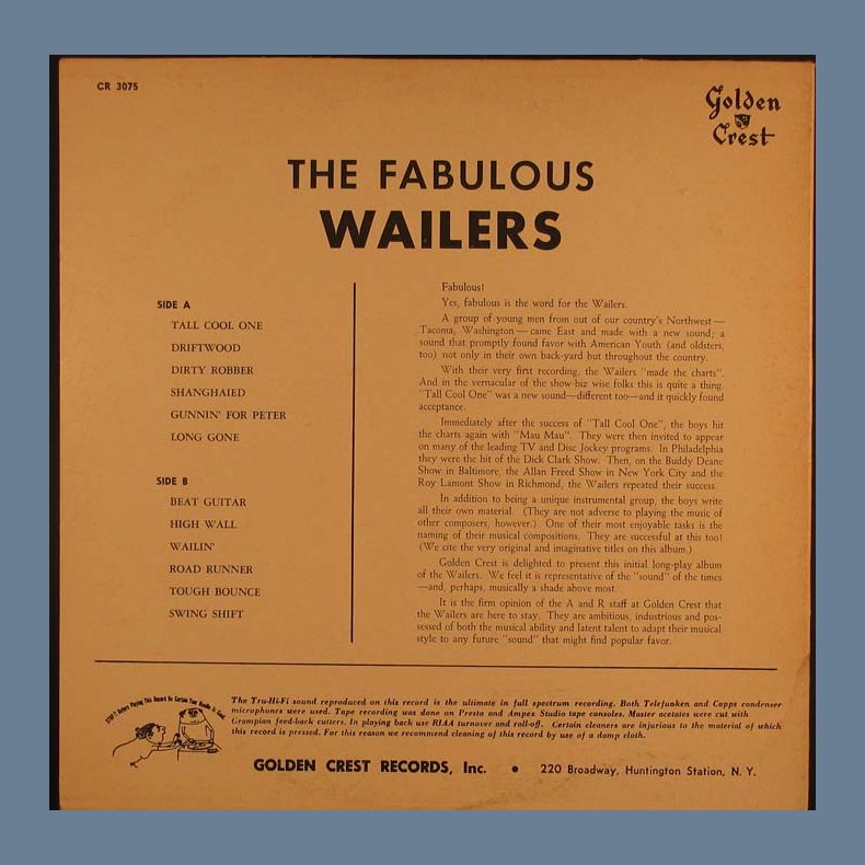 The Fabulous Wailers (Tall Cool One)