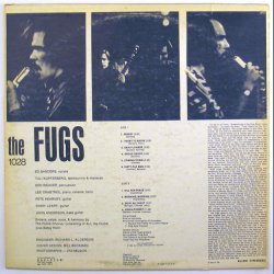 The Fugs - 1966-7 US ESP label 3rd Issue 10-track LP - Black And White Cover, Aligned Back Photos 