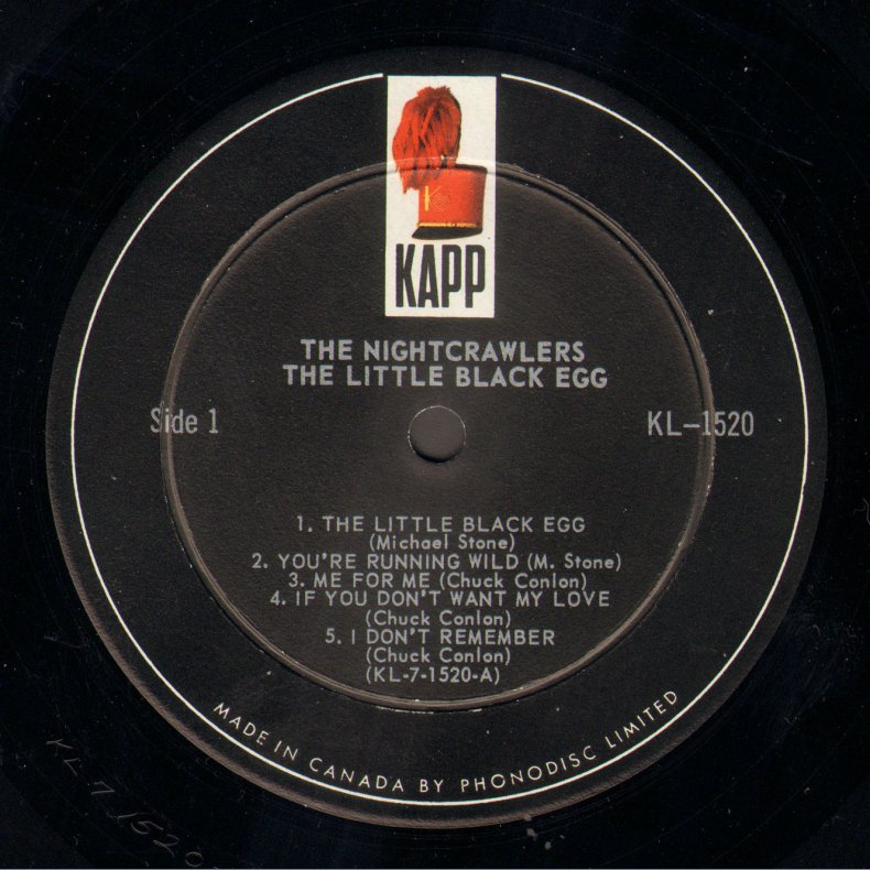 The Little Black Egg - Original 1967 Canadian 10-track Mono LP