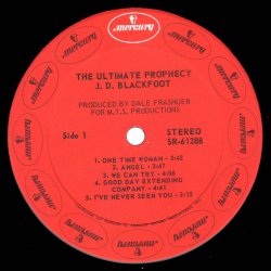 The Ultimate Prophecy - Original 1970  US Mercury label 10-track LP