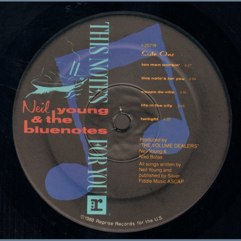 This Notes For You - Original US Issue