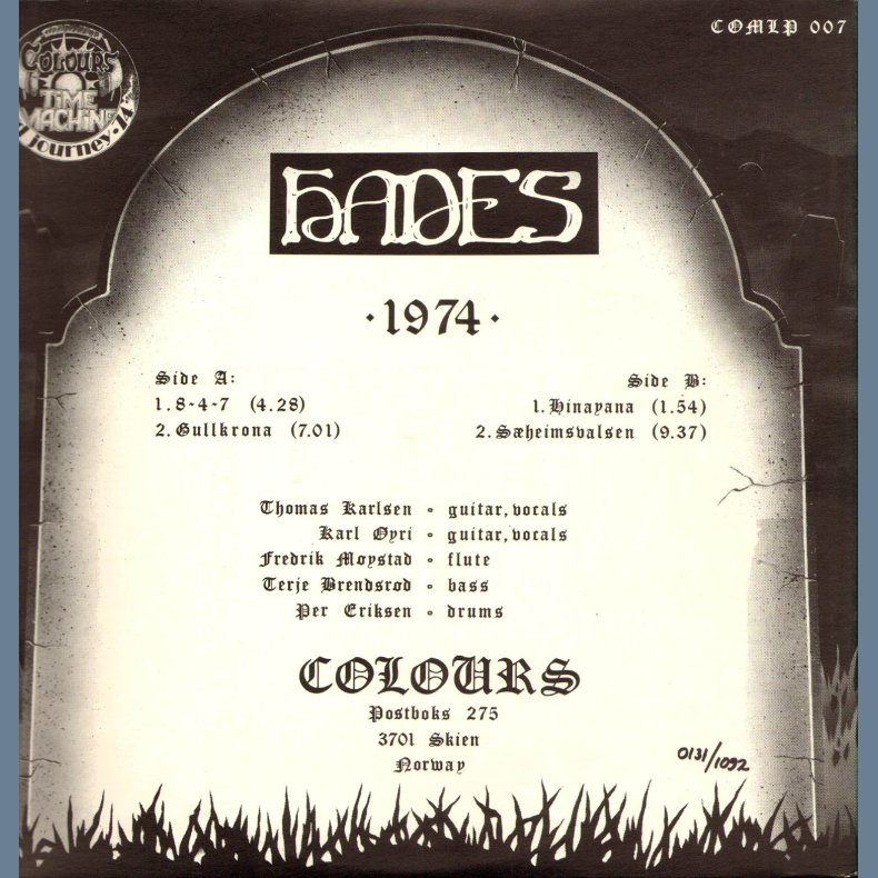 Hades - Original Norwegian Issue