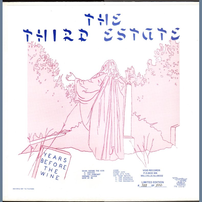 Years Before The Wine - Limited Numbered Reissue LP