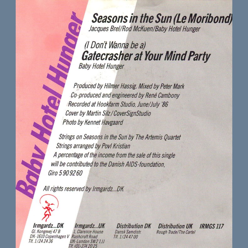 Seasons bw. (I Don't Wanna Be A) Gatecrasher At Your Mind Party