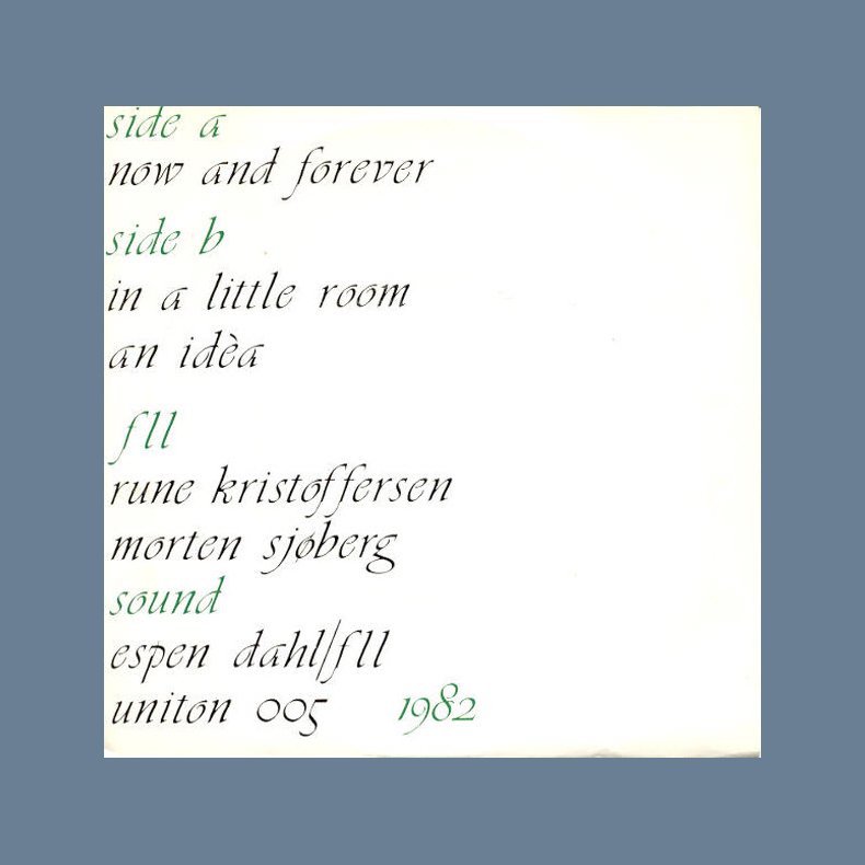 Now And Forever b/w In A little Room &amp; An Idea - Original Norwegian Issue