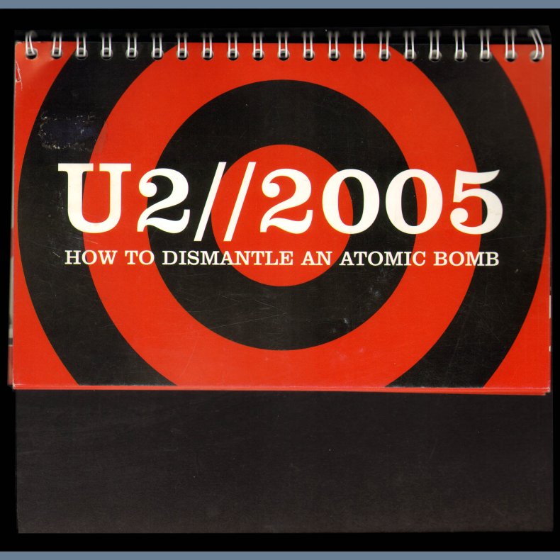 How To Dismantle An Atomic Bomb - 2004 UK Island label Promotional Issue Only Calendar