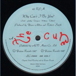 Why Can't I Be You? - 1987 German pressed 2-track 12" Single