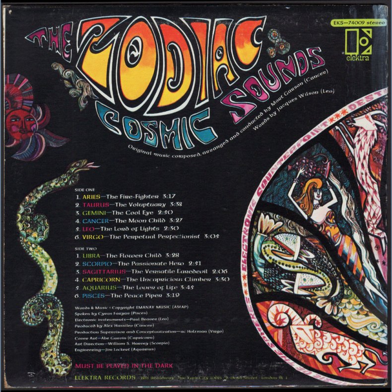 Cosmic Sounds - Original 1967 US Stereo 12-track LP