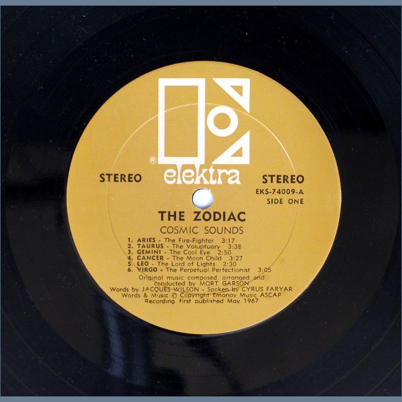 Cosmic Sounds - Original 1967 US Stereo 12-track LP