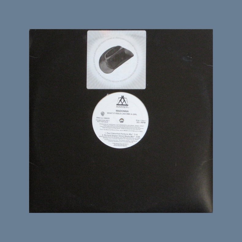 What It Feels Like For A Girl - 2000 US Maverick label Promotional Issue 9-track Double 12"