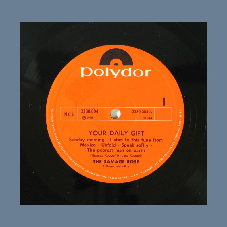 Your Daily Gift - Original Danish Vinyl Issue