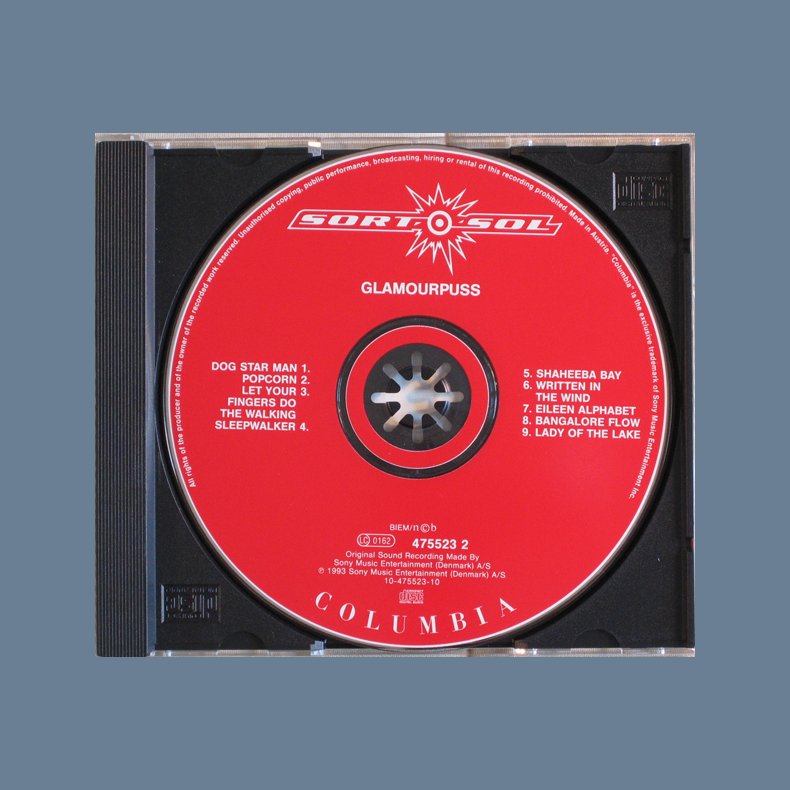 Glamourpuss - 1993 Danish Columbia label 9-track CD
