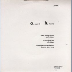 Squirrel b/w It's time