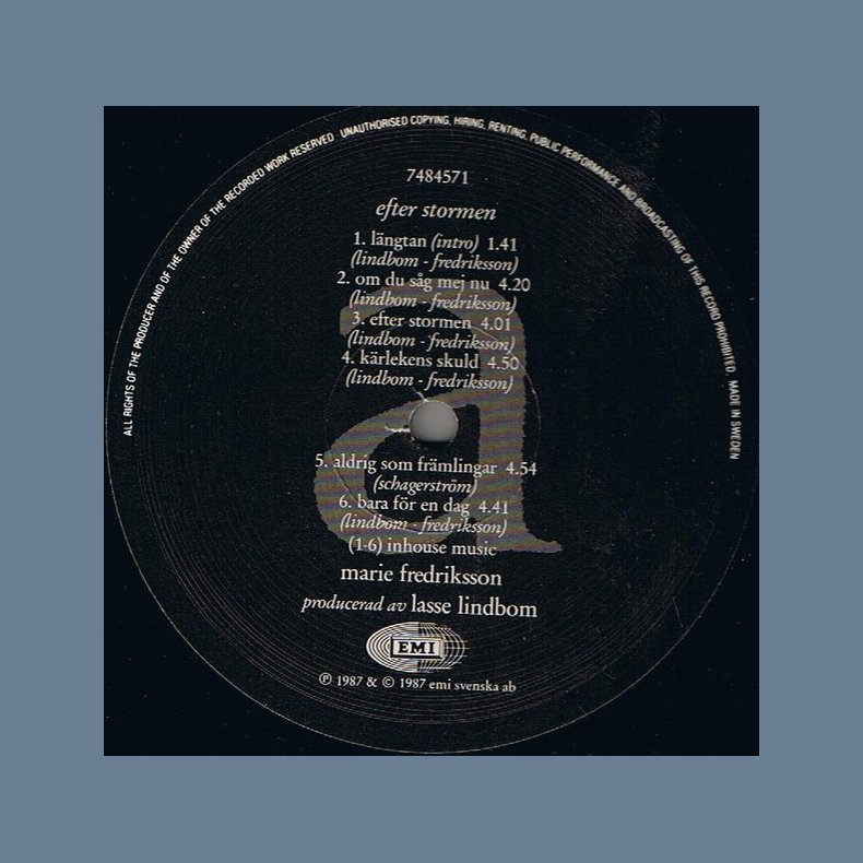 Efter Stormen - Original swedish Issue