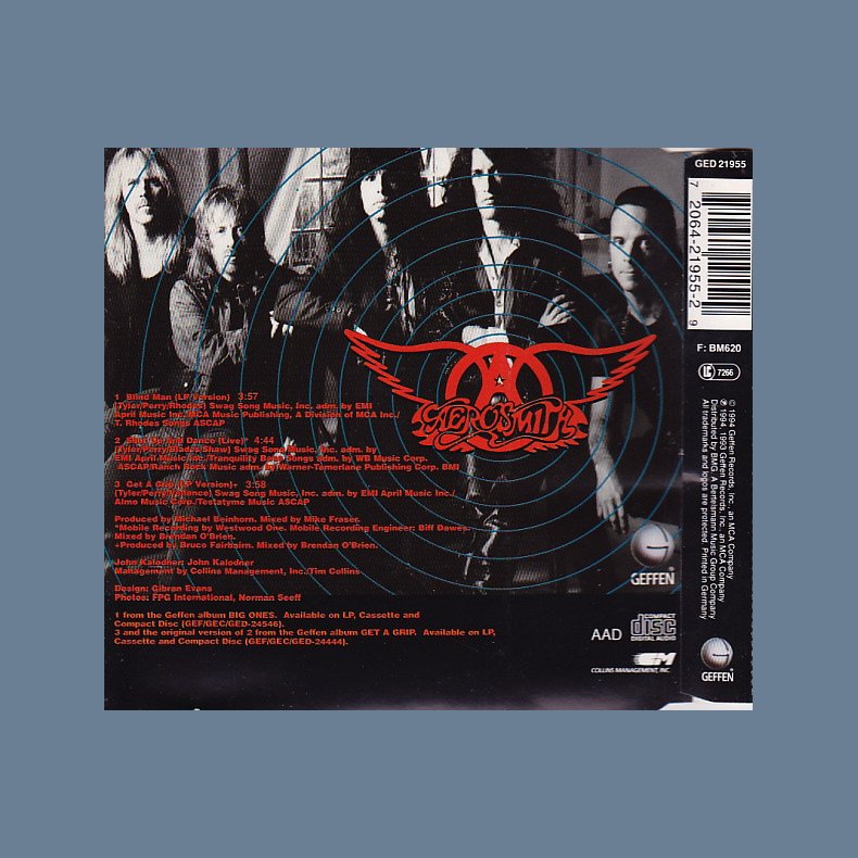 Blind Man - German 3-track CD Single