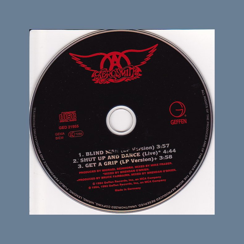 Blind Man - German 3-track CD Single