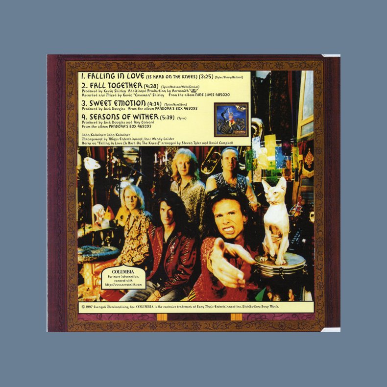 Falling In Love (Is Hard On The Knees) - Austrian 4-track CD Single