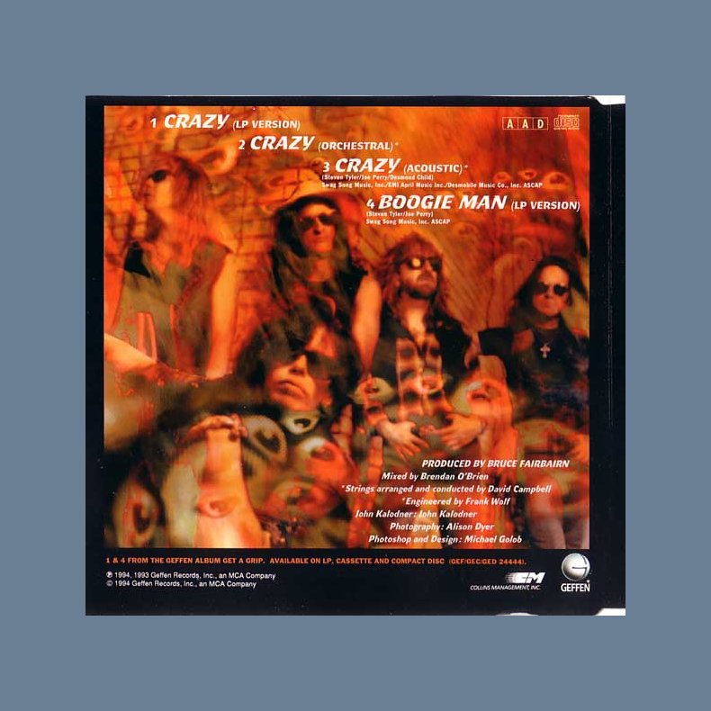 Crazy - German 4-track CD Single
