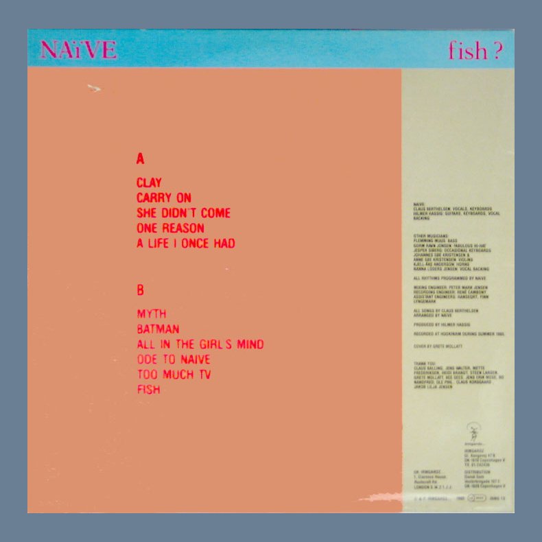 fish? - Original 1985 Danish Irmgardz label 11-track LP