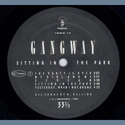 Sitting In The Park - Original Danish 10-track Vinyl LP