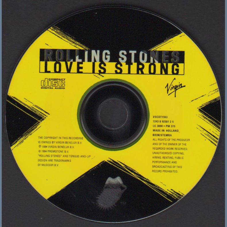 Love Is Strong - 1994 Dutch pressed Virgin label 4-track CD Single 