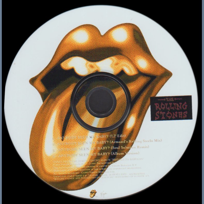 Anybody Seen My Baby - 1997 Dutch manufactured Virgin Records 4-track CD Single