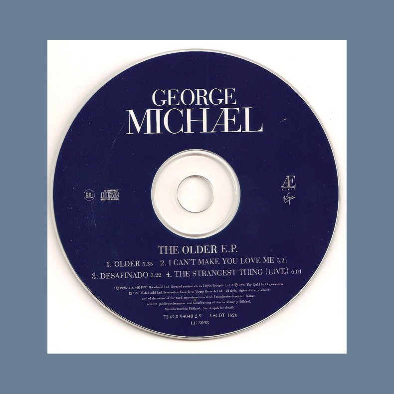 The Older EP - 1996 Dutch pressed Virgin label 4-track  CD Single