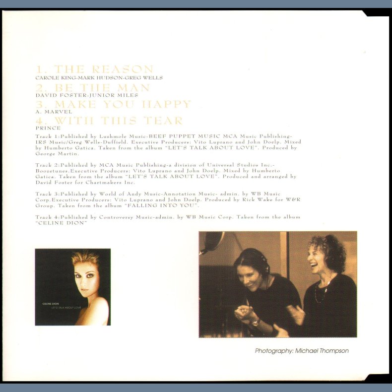 The Reason - 1997 Austrian printed 3-track CD Single