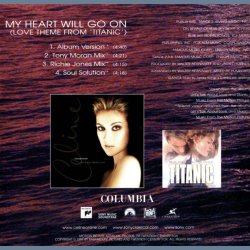 My Heart Will Go On - 1997 Austrian Printed 4-track CD Single