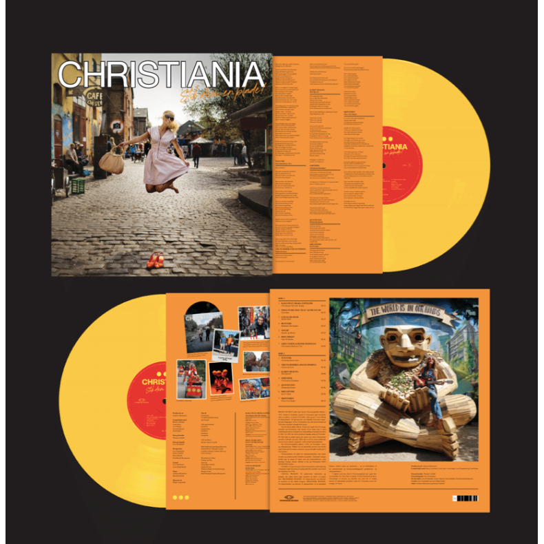 Christiania - Stik Dem En Plade - 2020 DK Copenhagen label 14-track yellow colored vinyl