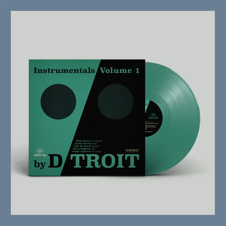 Instrumentals Volume 1 - 2025 Danish Crunchy Frog label petrol coloured 17-track LP