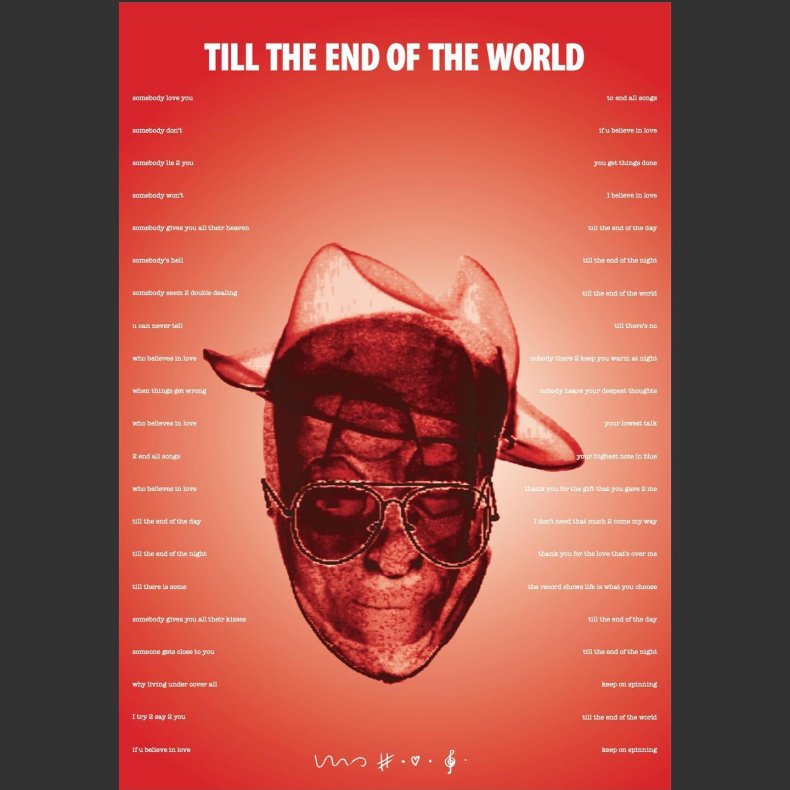 Till The End Of The World - 70 cm x 100 cm Artprint Poster