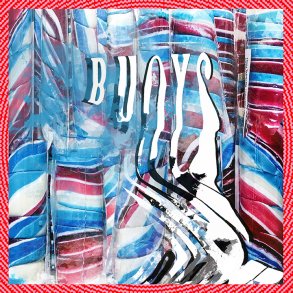 Buoys - 2019 European Domino label limited marble red/white 9-track LP
