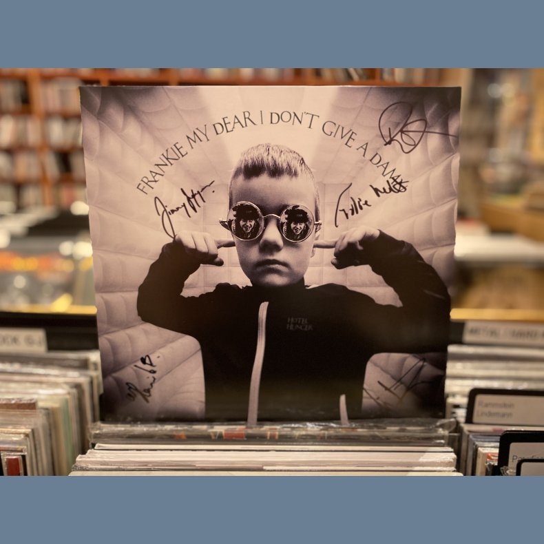 Frankie My Dear I Don't Give A Damn - 2024 Danish Private label Neon Violet 12-track LP